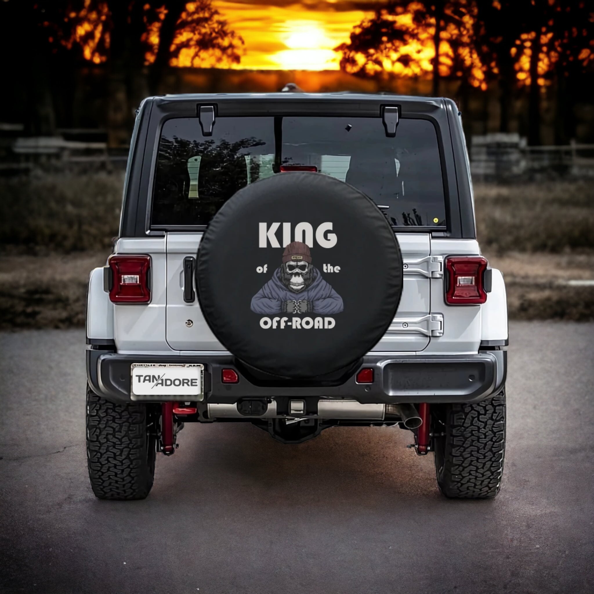 King Of The Offroad Spare Wheel Tire Cover